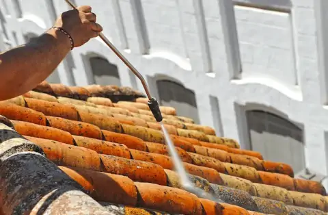 Nettoyage de toitures - Caussens